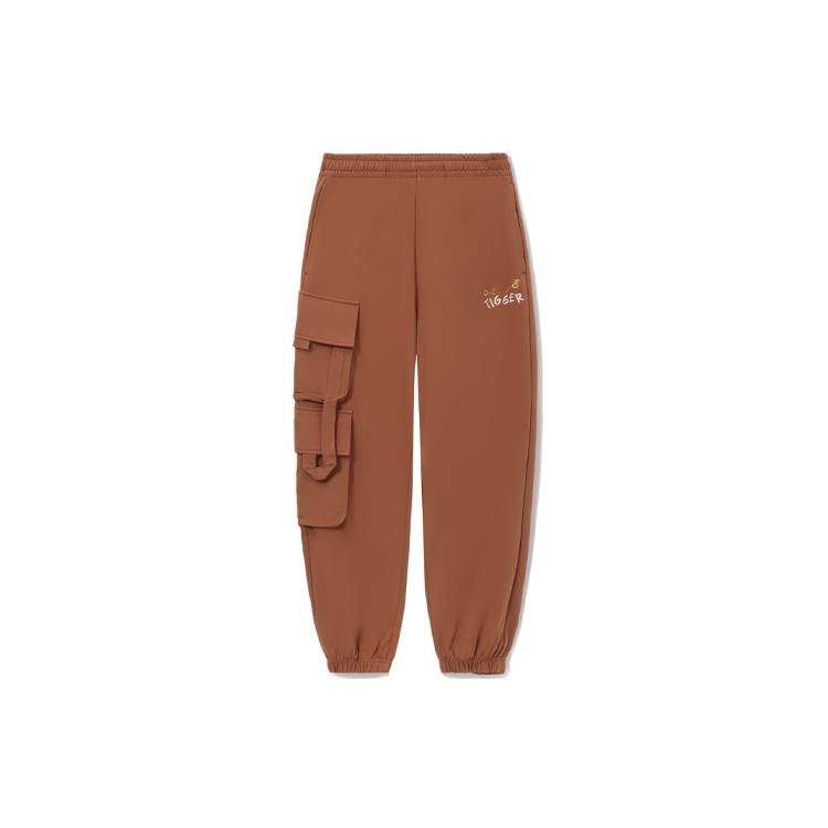 Li Ning x Disney Knitted Sweatpants Men s Bombay Tan AKLS479-3 L