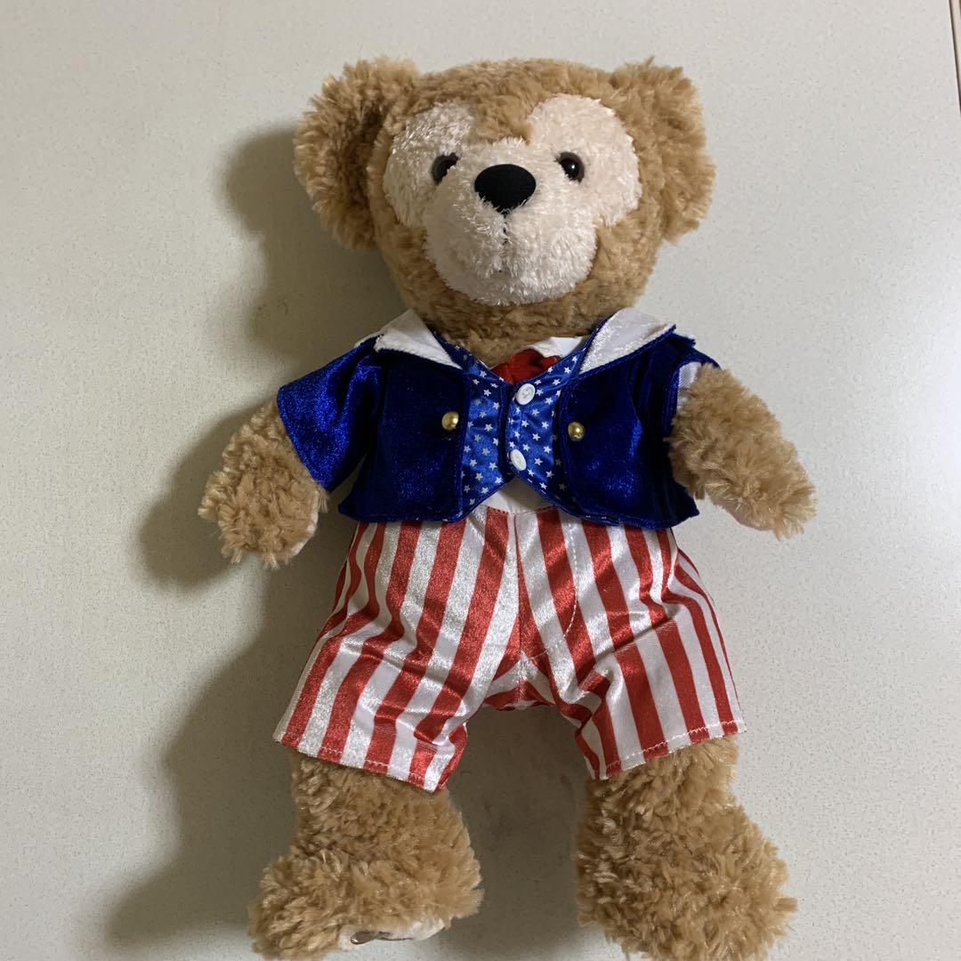 

[USED] Teddy bear plush toy blue jacket