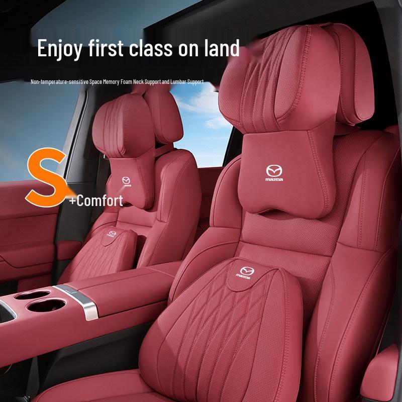 Mazda Headrest Lumbar Support & Neck Pillow for 3/6/8, Atenza, CX5/CX4, Angkesaila, Ruiyi