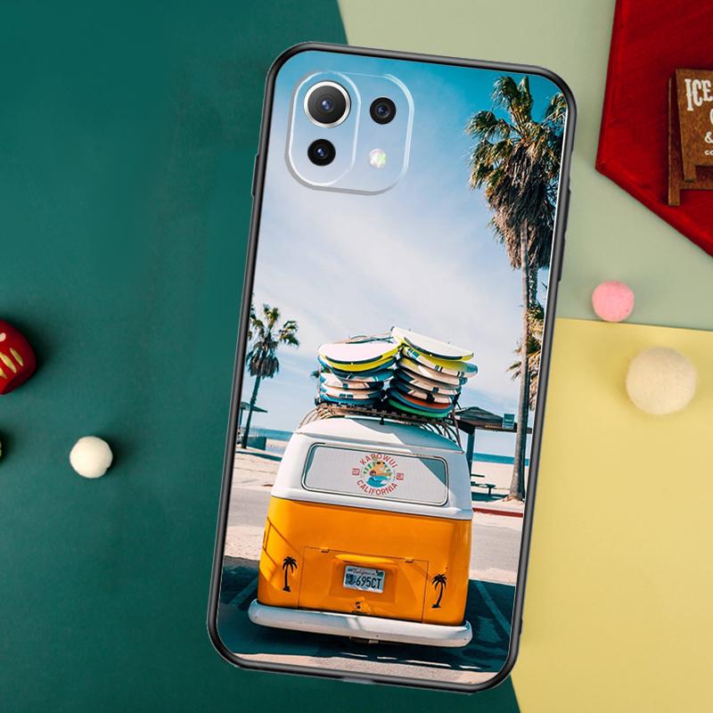 Combi Van Surf Case For Xiaomi 14T 13T 12T 11T Pro 13 14 15 Ultra POCO X6 Pro X3 X5 F5 F6 M6 X7 Pro Cover
