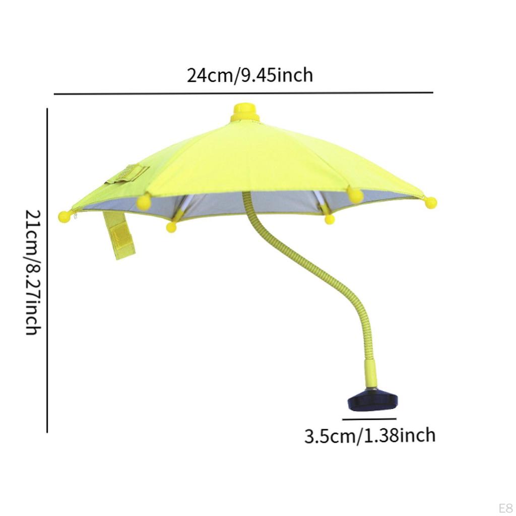 Phone Umbrella Camera Compact Practical Flexible Adjustable Sunshades for Mobile