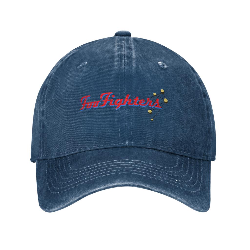 Spring Rock Foos FFighters Band Art Baseball Cap Sun  Sunscreen Design Washed Trucker Hat Vintage Outdoor Sports Snapback Cap