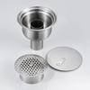 Corrosion Resistant Circular Floor Drain Stainless Steels High Flows Drainage Floor Strainer for DN50/DN75 Drainage System