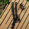 Camping Lantern Stand Foldable Outdoor Camp Suppplies Camping Lamp Hanger For Travelers Fishermen Hikers Tailgate Parties