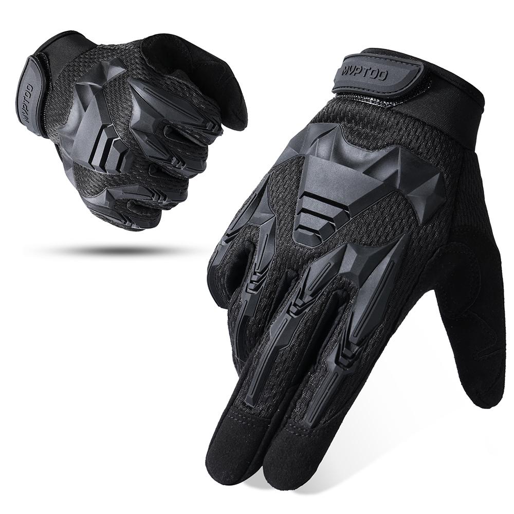 Camo Gloves Men Outdoor Hunting Hiking Climbing Sports Camping Combat Anti-skid Cycling Bike Full Finger Mittens Women