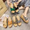 Woman Slippers Flip Flops Sandals New Style Shoes for Women High Quality Elegant Slides and Fashionable Natural Skin On Offer 39