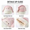 Warm Penguin Beanie Cartoon Thick Knit Earflap Hat Cute Kids Plush Winter Hat  Ages 3-8
