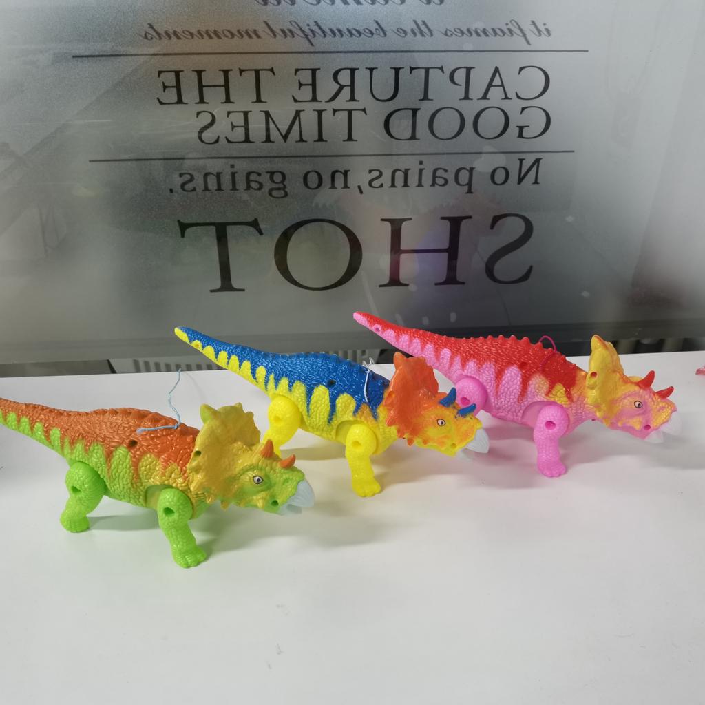 Elektronischer Dinosaurier mit Licht und Ton, elektrischer Lauf, Licht, Stimmleine, Dinosaurier für Kinder, Spielzeug