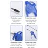 Air Duster Blow Gun for w/105mm/260mm Fixed Nozzle Dust Removing Cleaning Tool Stainless Steel for Dust Cleaning