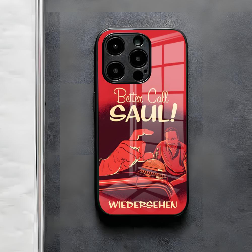 

B-Better C-Call Saul TV Phone Case For IPhone 17 Air 16 E Pro Max 15 14 13 Mini 12 Pro 11 Max Plus Black Glass Cover iPhone 14ProMax