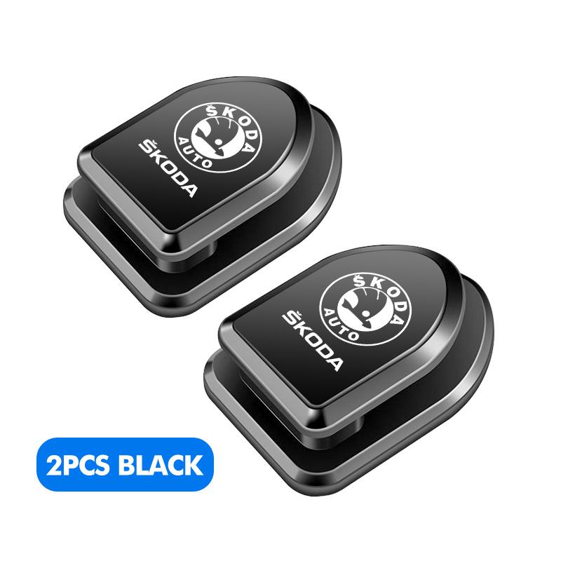 FFRP2 For Skoda Car Hook Organizer Storage Hanger USB Cable Headphone Key Storage Adhesive Hooks Fabia Kamiq Superb Scala Enyaq-iV MK3