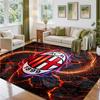 AC Milan Design Crystal Velvet Rug Soft Decorative Mat for Bedroom Entrance