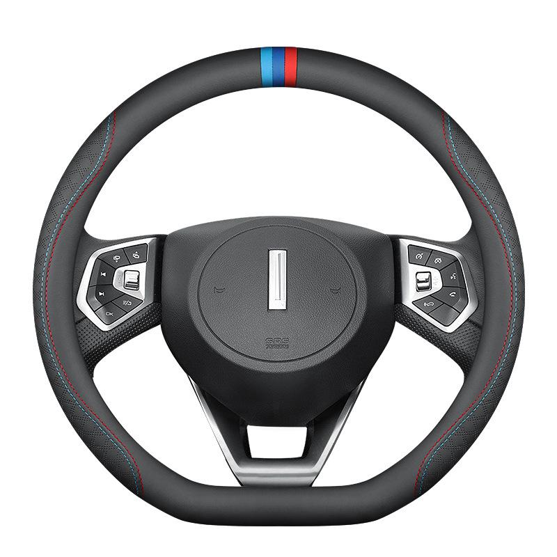 Echtes Leder Lenkradbezug für Great Wall WEY VV7 VV5 VV6 Mocha WEYP8