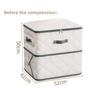 Large Pvc Quilt Storage Bag With Compression Design For Bedroom Organizing