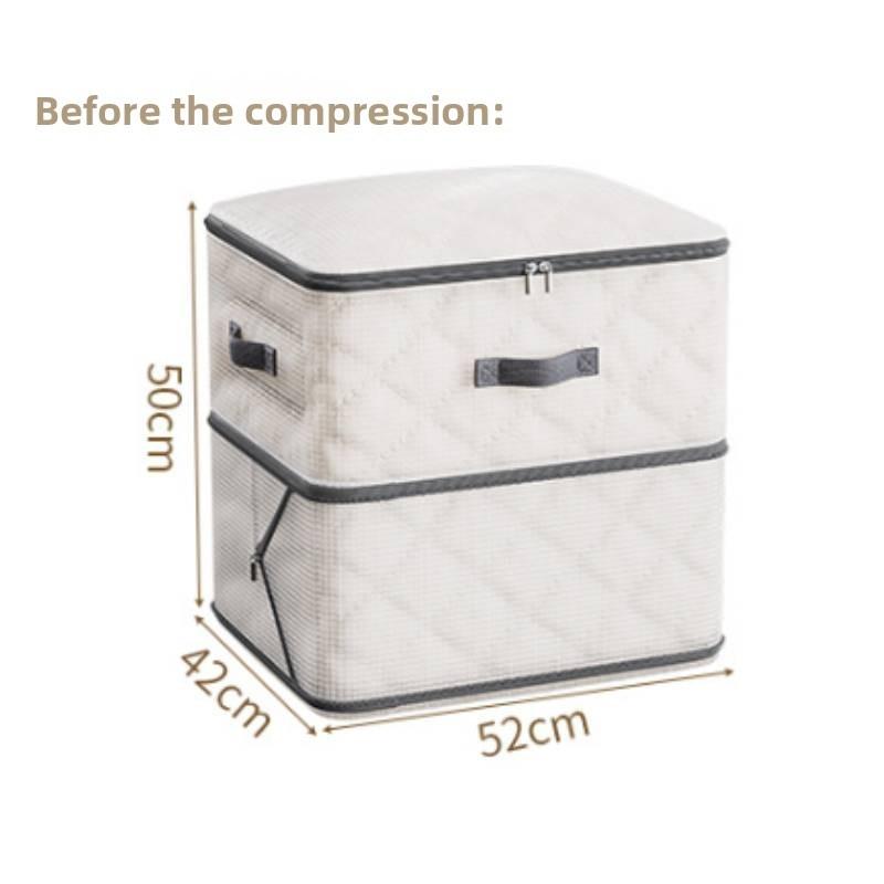 Large Pvc Quilt Storage Bag With Compression Design For Bedroom Organizing