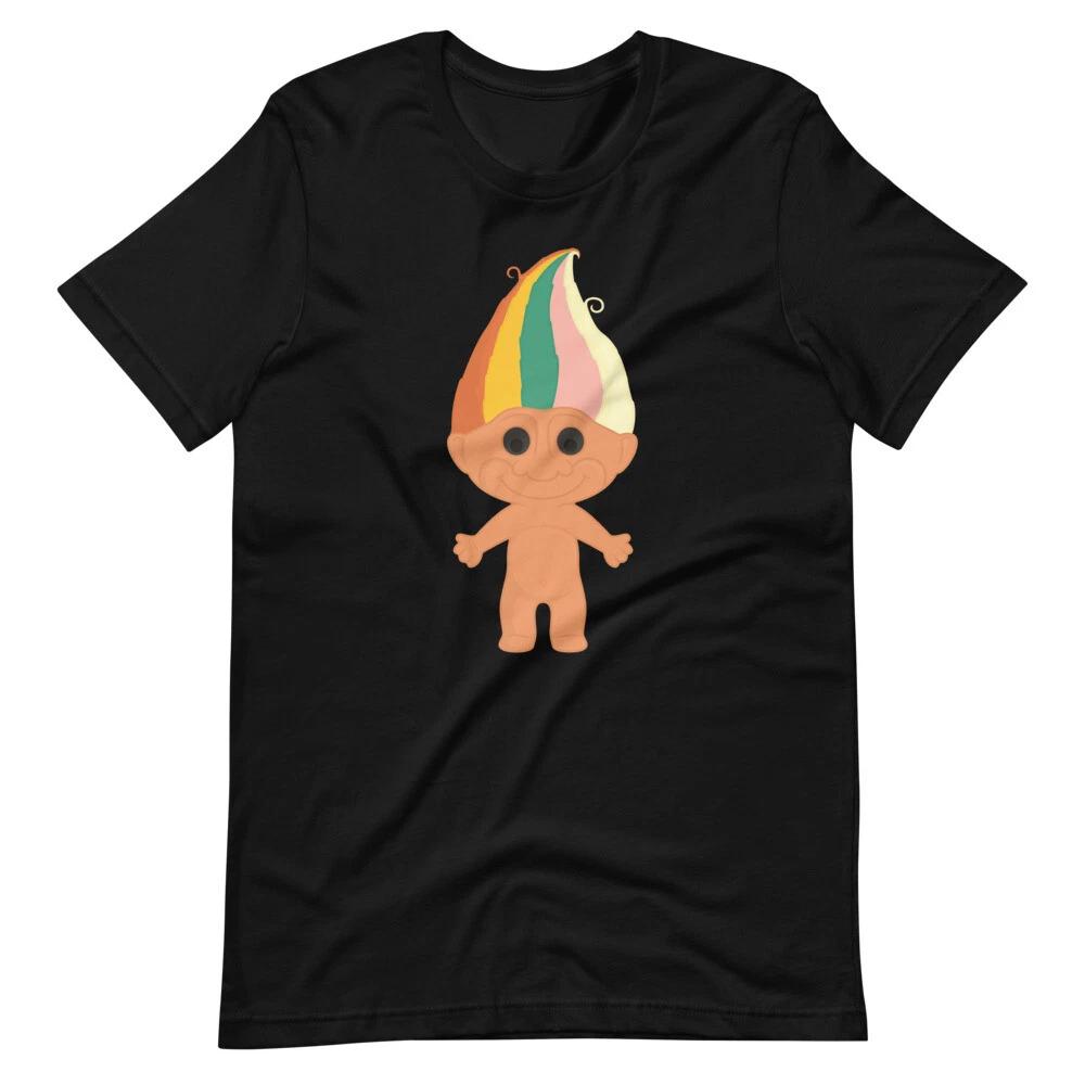 

Troll Doll Leprechauns Dam Gonks Wishniks Treasure Trolls Norfins T-Shirt S