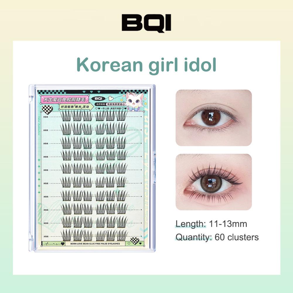 Fluffy Self-Adhesive False Eyelashes | No Glue Needed | Pre-Glued Natural Long & Volume Lashes | Soft & Comfortable