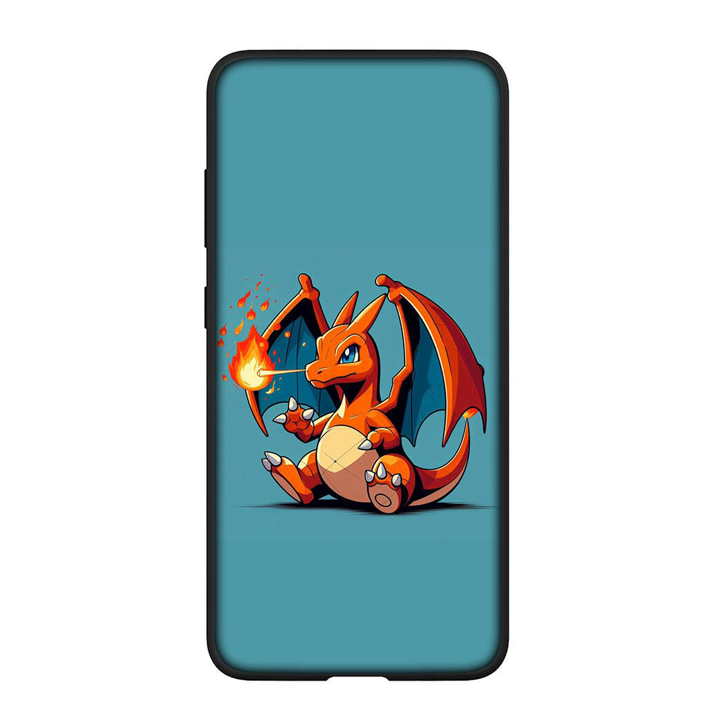 Case for iPhone 17 16 15 Plus Xiaomi Poco F8 F7 X7 X6 M8 C85 C75 C71 Redmi Note 14 12 11 13 Pro Max A4 14C 13C 15C Pikachu Pokemon GO Charmander Cute
