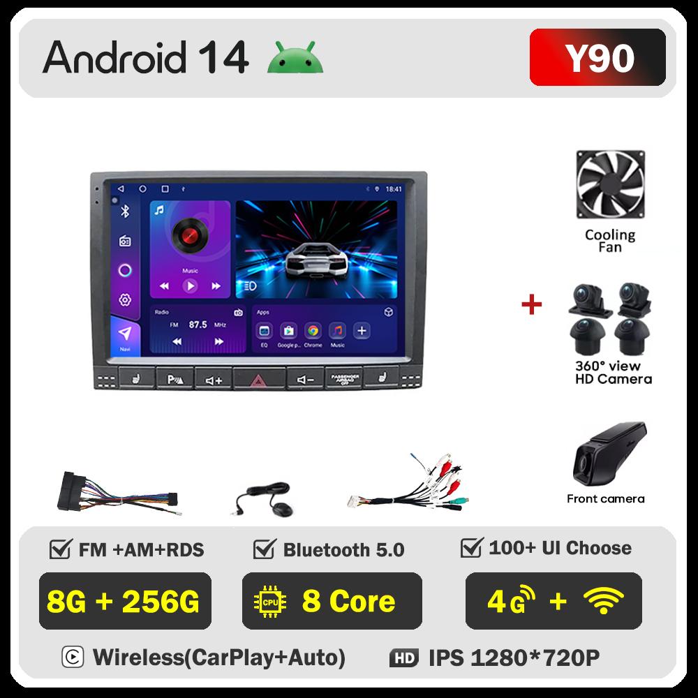 For Volkswagen VW Touareg 2002 2003 2004-2012Car Multimedia Video Player Android Auto Car Radio Touch Screen GPS Navigation