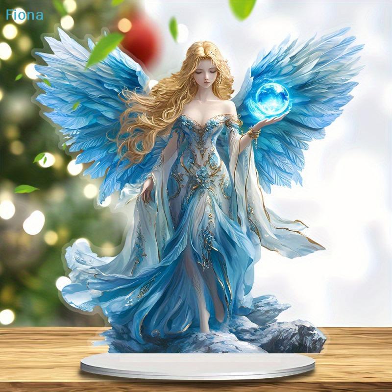 Butterfly Fairys Sculpture Ornament Home Decoration Acrylic Butterfly Fairys Statue Figurines Table Centerpieces