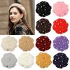 Women Girls Casual Soft Elegant Beret Hat Pearl Wool French Cap Painter Hats
