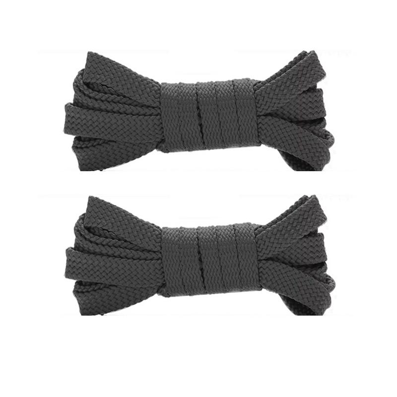 Einfarbige Flach geflochtene Schnürsenkel, Strapazierfähige Polyester Ersatzschnürsenkel, Modische Schnürsenkel für Sneaker, Sport- & Freizeitschuhe