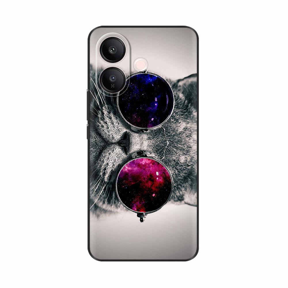 For Vivo V60 Lite 5G Phone Case Soft Matte Silicone Cover Capa For Vivo V60 Lite V60lite Funda Cartoon Back Cover Cute Pattern