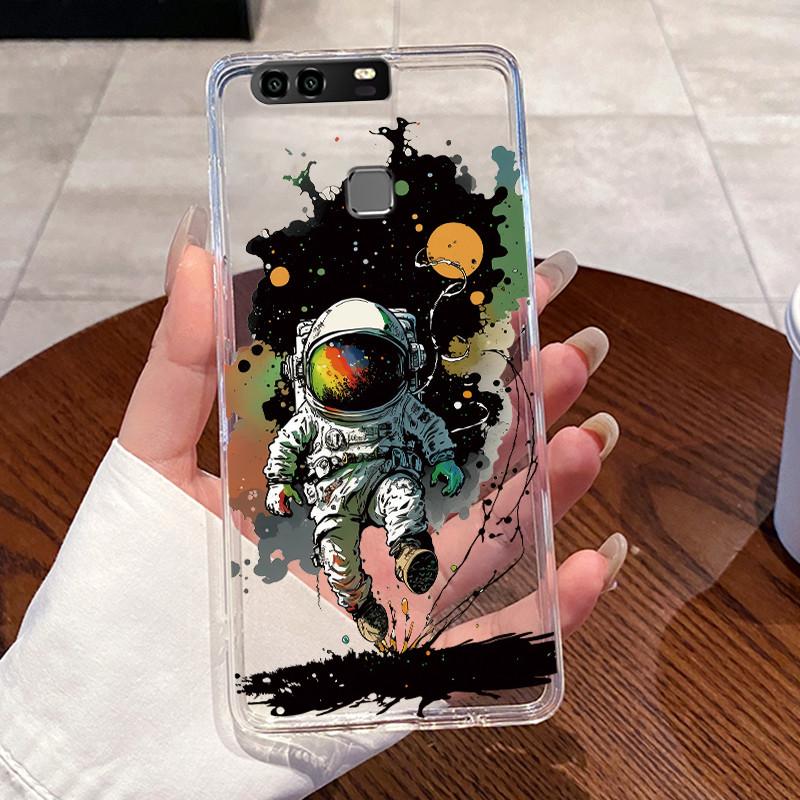 Jelly Casing For Huawei P9 / P9 Plus / P10 / P10 PLUS Funda Clear Silicone Soft TPU Back Cover Cute Cat Rabbit Protective Case