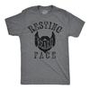 Mens Funny T Shirts Resting Beard Face Sarcastic Facial Hair Novelty Tee for Men