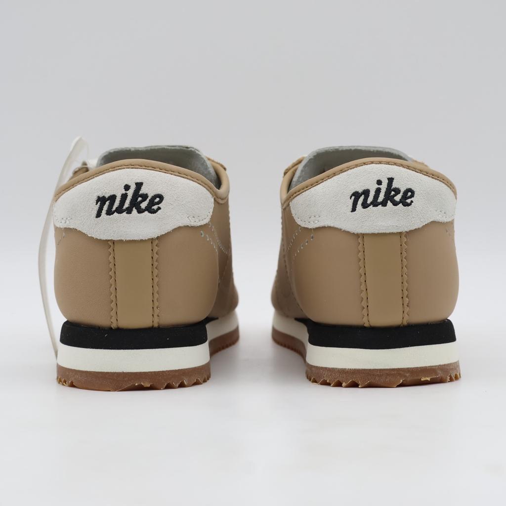 HQ1841-200 Nike Cortez Leather Pale Shale Sail Gum Medium Brown Black (Women's)