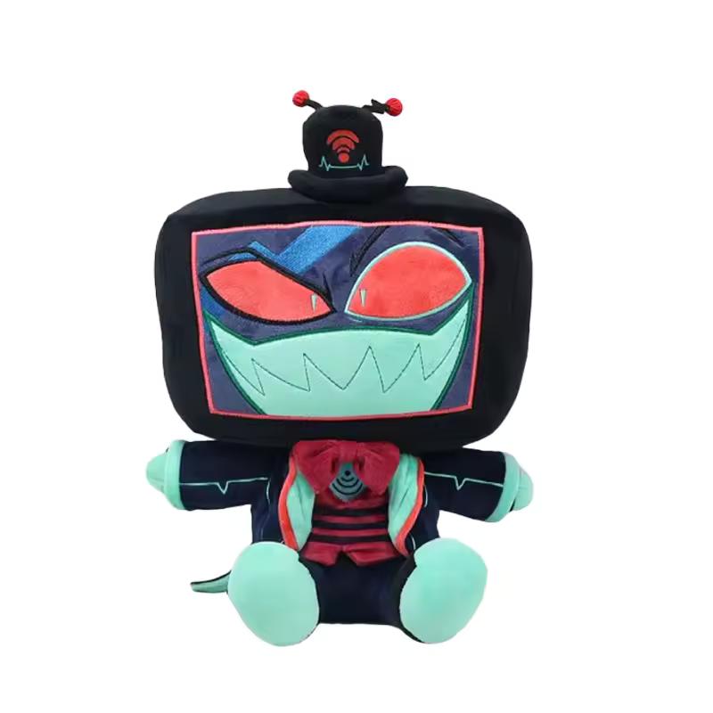 

Милі плюшеві іграшки VOX з Hazbin Hotel, Різдвяна гра, Злий бос Hazbin, М яка лялька, Подарунки на день народження та свята, Іграшки для прикраси кімнати about 30cm