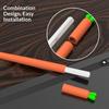 LOVE MEI For Samsung Galaxy Tab S11/S11 Ultra S Pen Sleeve Carrot-Shaped Stylus Protective Case
