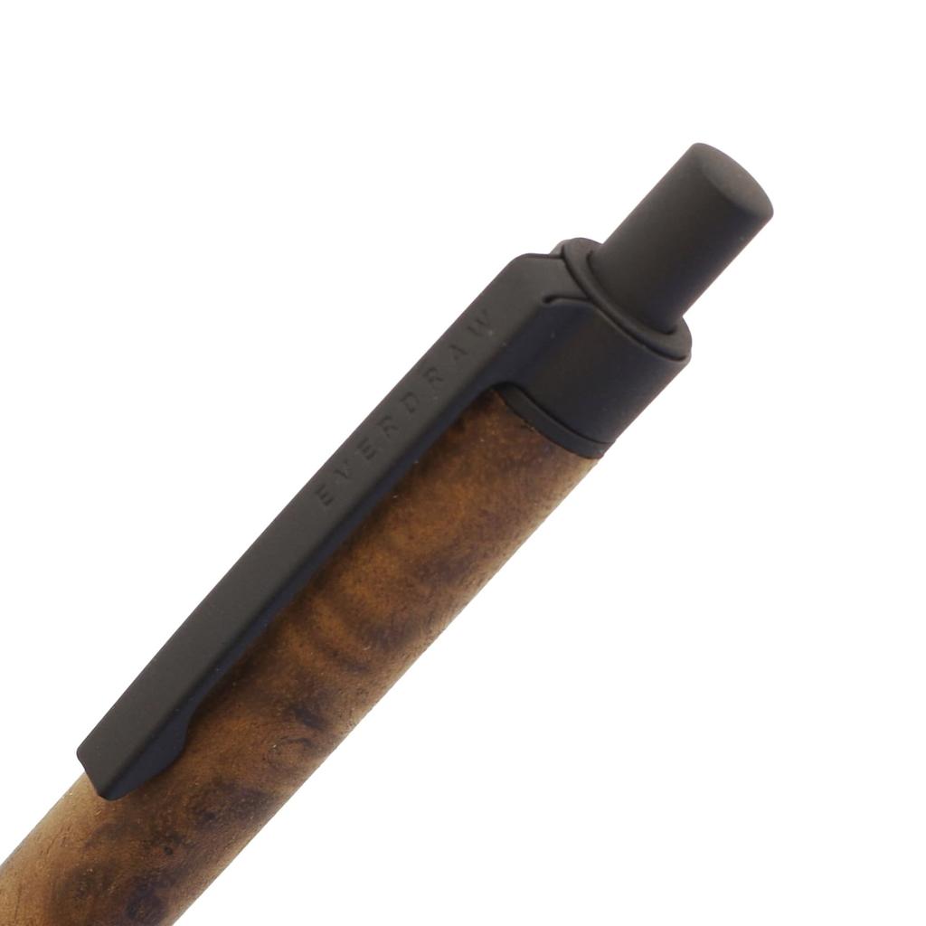 Luddite Everdraw Mechanical Matte Marble Wood MP 4 MB Pencil, Black, 0.5 Mm, (LDWBC 05)