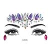 Face Jewels Festival Clothing Rhinestone Face Gem Jewelry Rave Mask DIY Diamond Face Sticker For Festival Clothing Masquerade Face Decoration