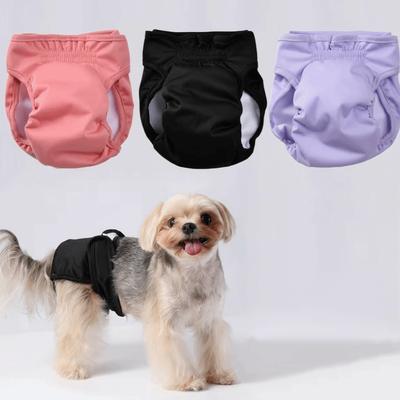 New Reusable Female Dog Diapers Washable Pet Menstrual Physiological Pant Adjustable Period Panties For Small Big Dogs