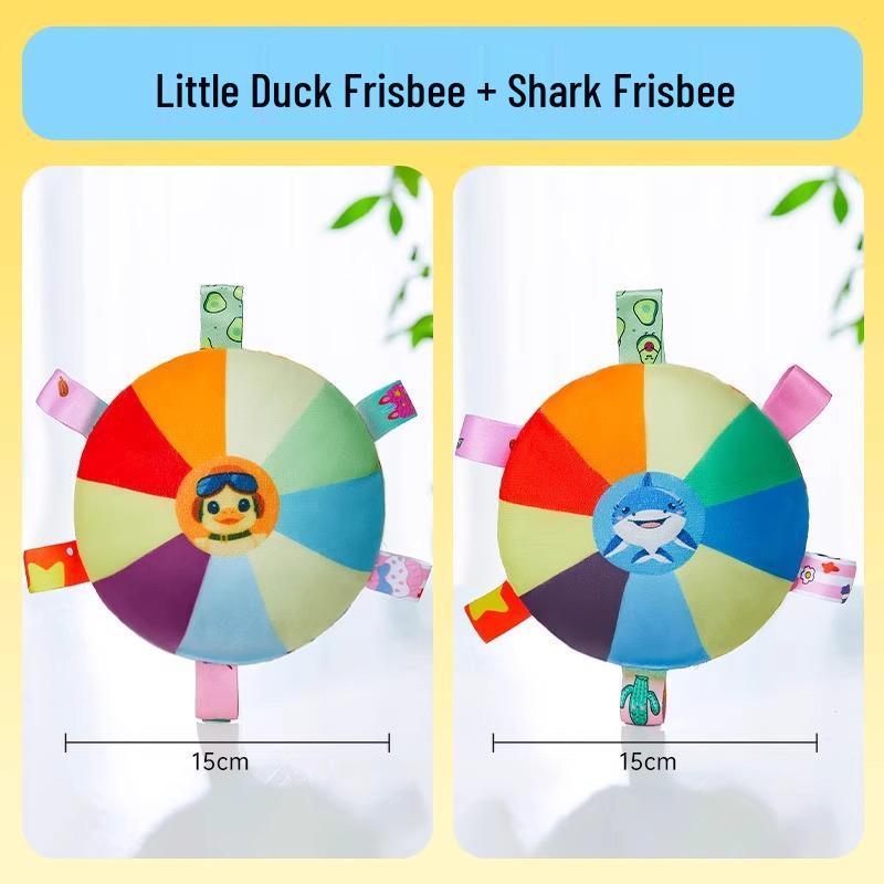 Corgi Self-Play Sounding Frisbee: Durable Tug-of-War Toy for Dogs' Boredom Relief and Energy.