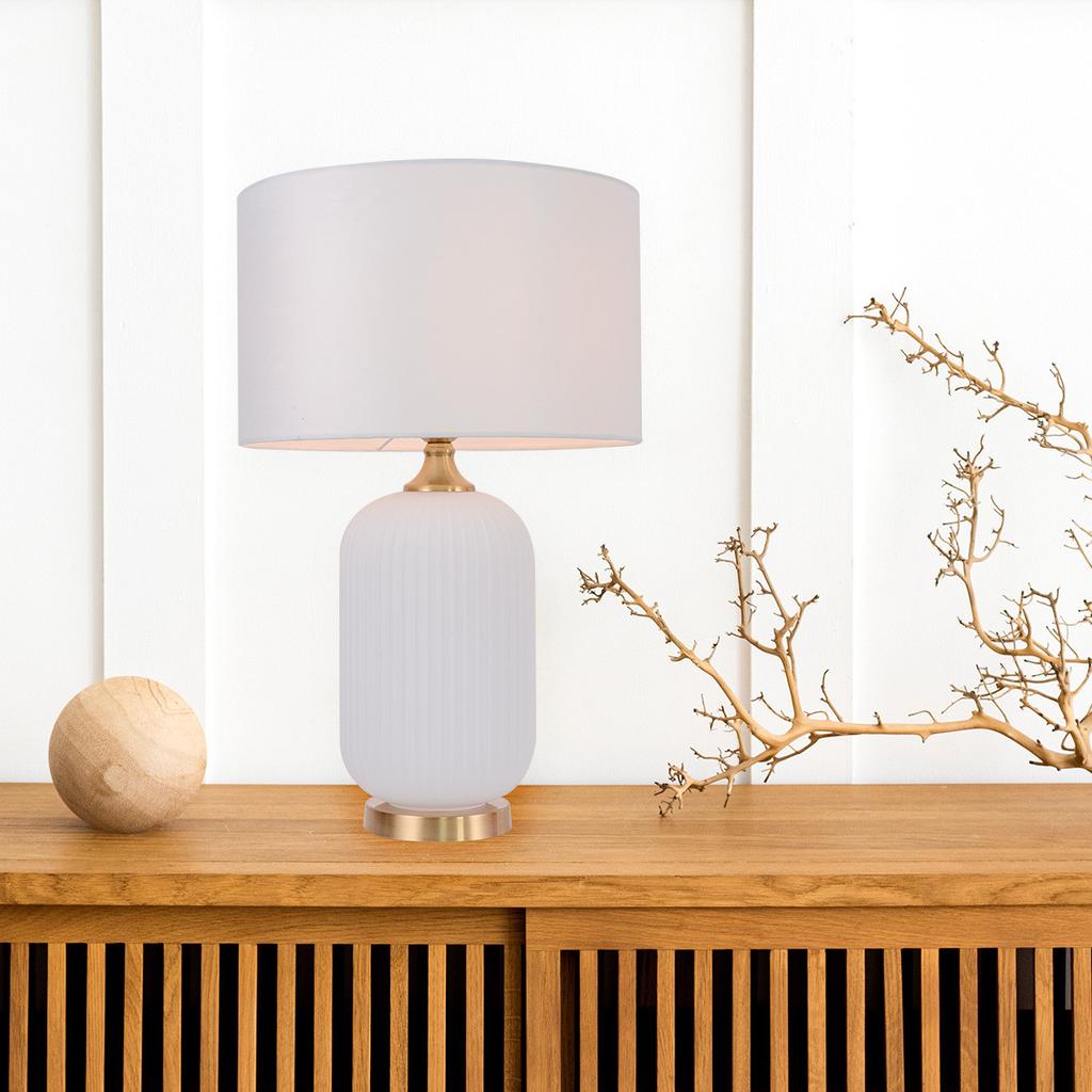 Lampa Stołowa Tamiza 1 E27 Biały Light Prestige Lp-1515/1T Big White