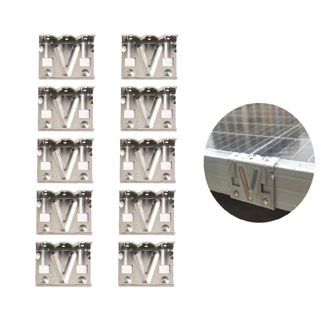Cleaning Clips 30 35 Mm Water Drainage Clip 30mm 35mm Clips Optimal Power Generation Outdoor Weather Resistant
