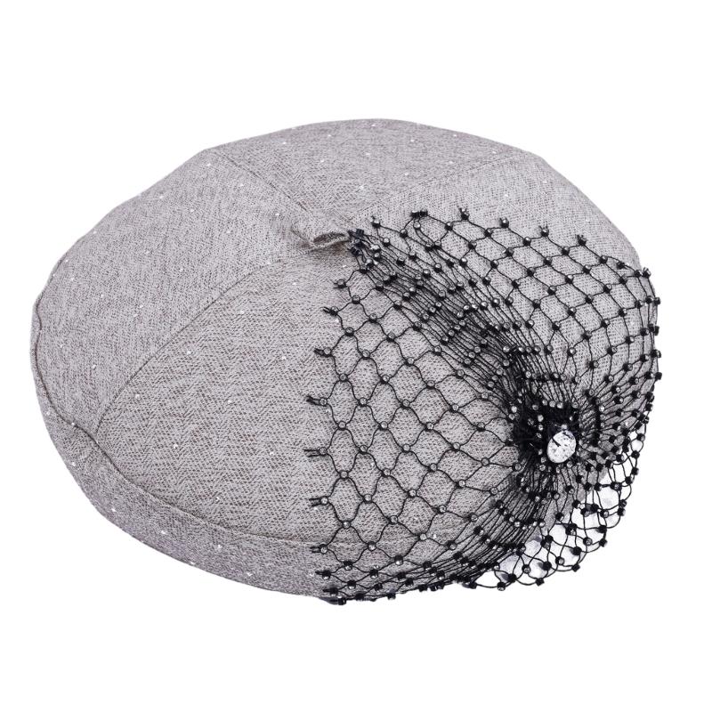 

Sophisticated Unisex Hats Dramatic Hat Street Trend Temperament Trendy Hat for Men and Women бежевий