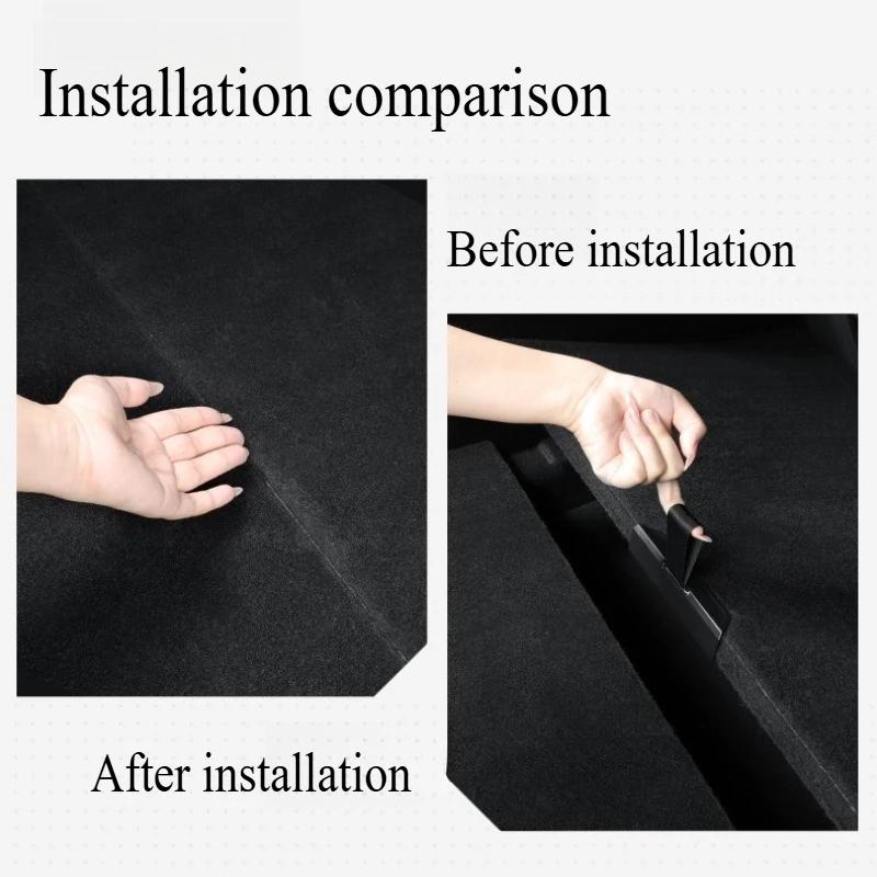 Rear Trunk Rope Draw String for Tesla Model Y Juniper 2025 Open Tail Box Cover Handle Pull Straps Car Modification Accessories