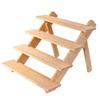 Solid Wood Jewelry Display Stand Stepped Display Stand Card Storage Stand Display Jewelry Small Statues Small Doll Display Stand
