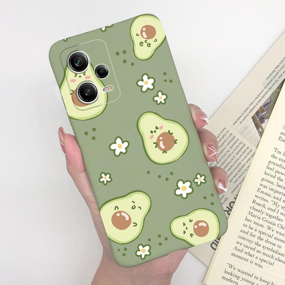 For Xiaomi Redmi Note 12 Pro+ Plus 5G Phone Case Love Heart Girl Silicone Matte Shockproof Cover For Redmi 12Pro + Funda Bumper