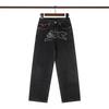 BBC ICECREAM Graphic Embroidered Denim Shorts Mens High Street Straight Leg Fashion Casual