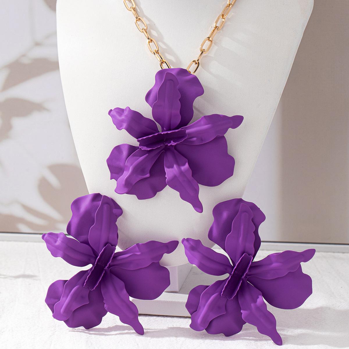 

Модні Ювелірні Вироби Для Жіночого Комплекту фіолетовий