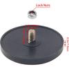 4Pcs Red Plastic Reflective Warning Round Reflector for Motorcycle Bike