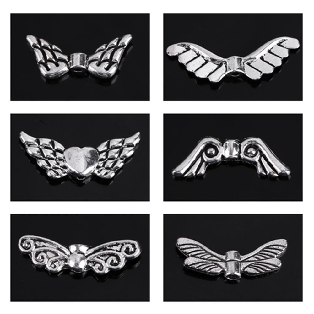 Alloy Jewelry Findings Silver DIY Jewelry Findings Angel Wing Jewelry Findings  DIY Crafting