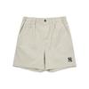 MLB Base Logo Casual Shorts Unisex Beige Moderate 3ASMB0123-50BGL
