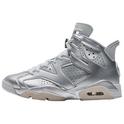 PSG x Jordan Air Jordan 6 Odolné proti oděru Vysoké Vintage Basketbalové boty