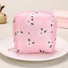 1pc Makeup Brush Storage Bag Cute Storage Bag Portable Storage Large Capacity Lipstick Organizer Travel Makeup Bag Zipper Design
