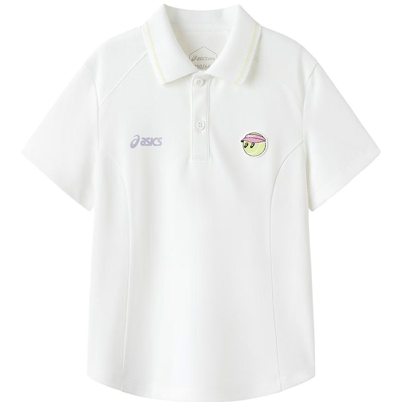 ASICS Girls  Summer Cinch-Waist Tennis Polo T-Shirt 150